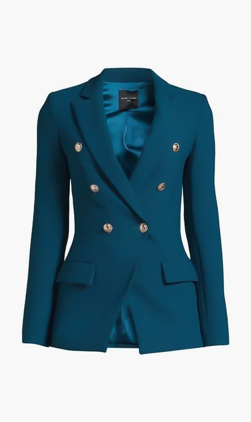 

Guess Blue Shelly Blazer New for Women | The Deal Outlet