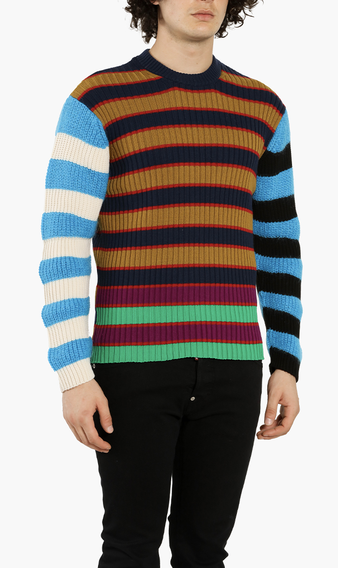 

Crew-neck Stripes Sweater