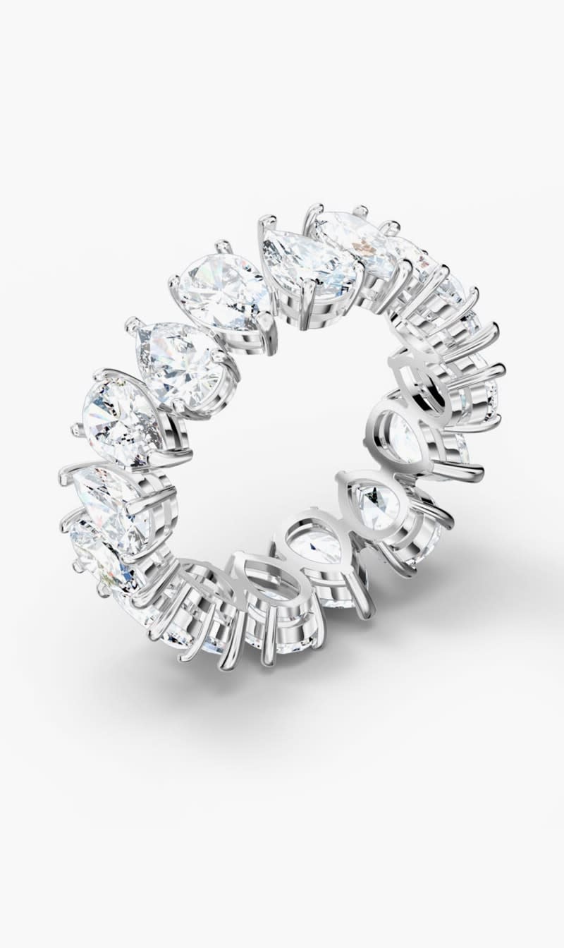 

Swarovski Sjc Vittore Ring Pear Czwh/rhs  Mm for Women | The Deal Outlet