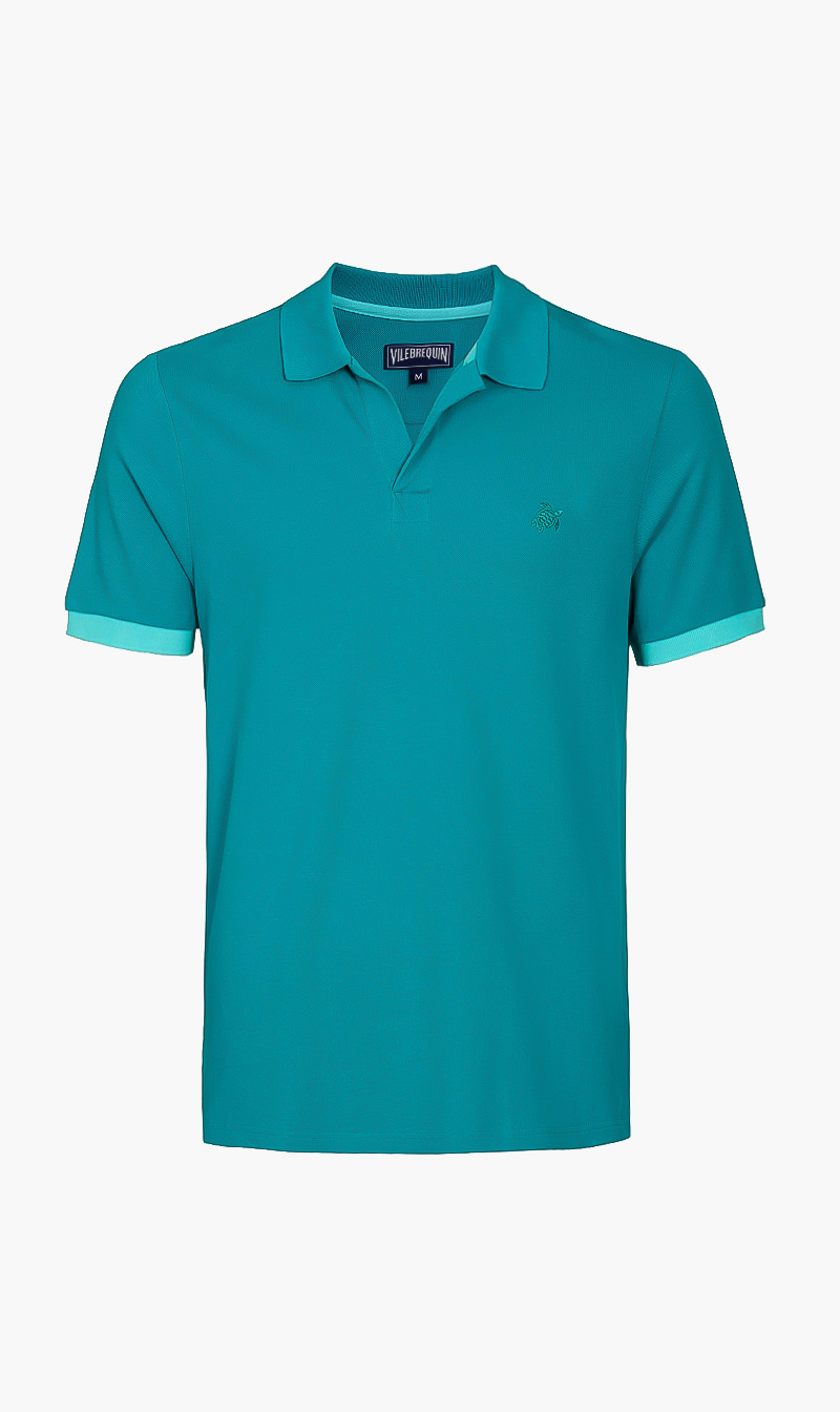 

Classic Solid Polo, Blue