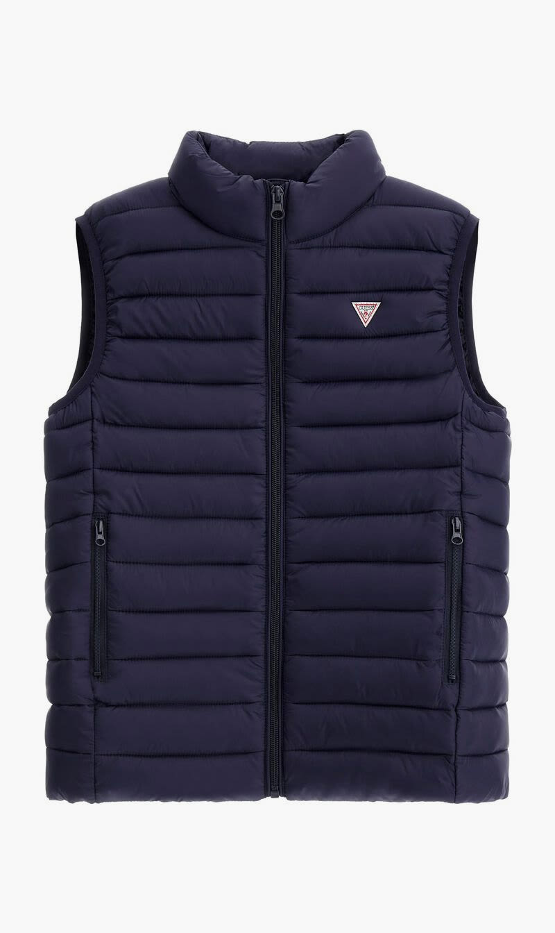 

Guess Blue Unisex Padded Sl Vest_core for Boys | The Deal Outlet