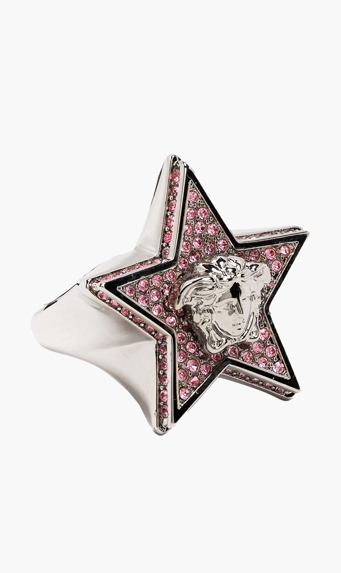 

Versace Multi-color Medusa Star Ring for Women | The Deal Outlet