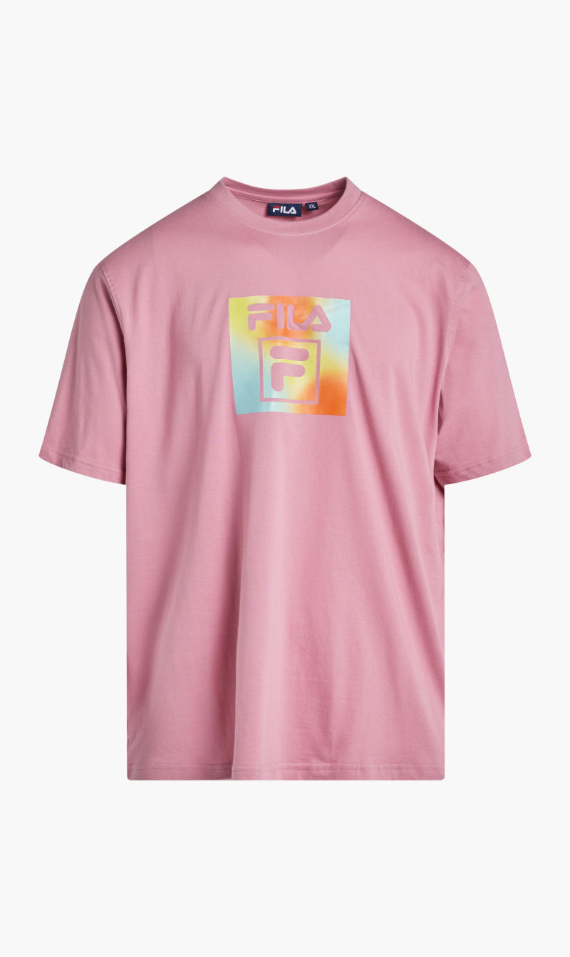 

Fila Pink Graphic Tee Soft Plastisol Print for Men | The Deal Outlet