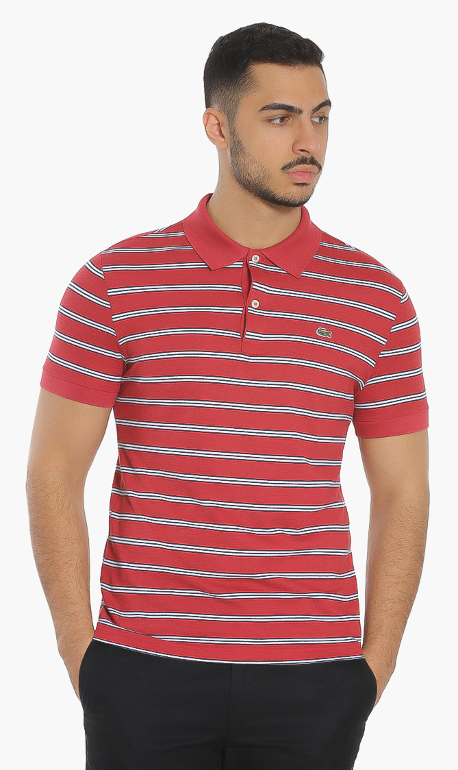 

Lacoste Regular Fit Striped Polo Shirt
