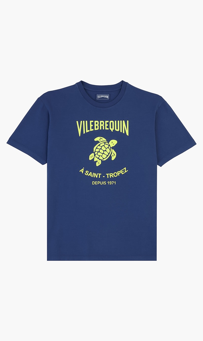 

Vilebrequin Blue Portisol Su24 Tee Shirt Encre for Men | The Deal Outlet