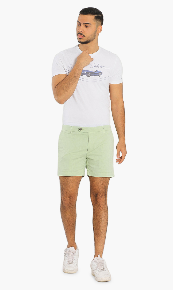 Daytona Mini Bermuda Shorts, Green
