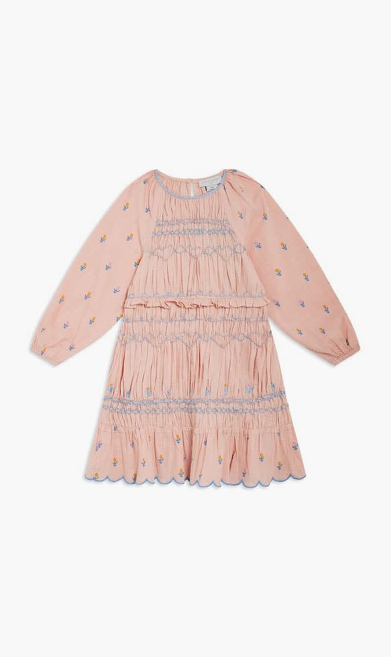 

Stella Mc Cartney Pink Floral Dress for Girls | The Deal Outlet
