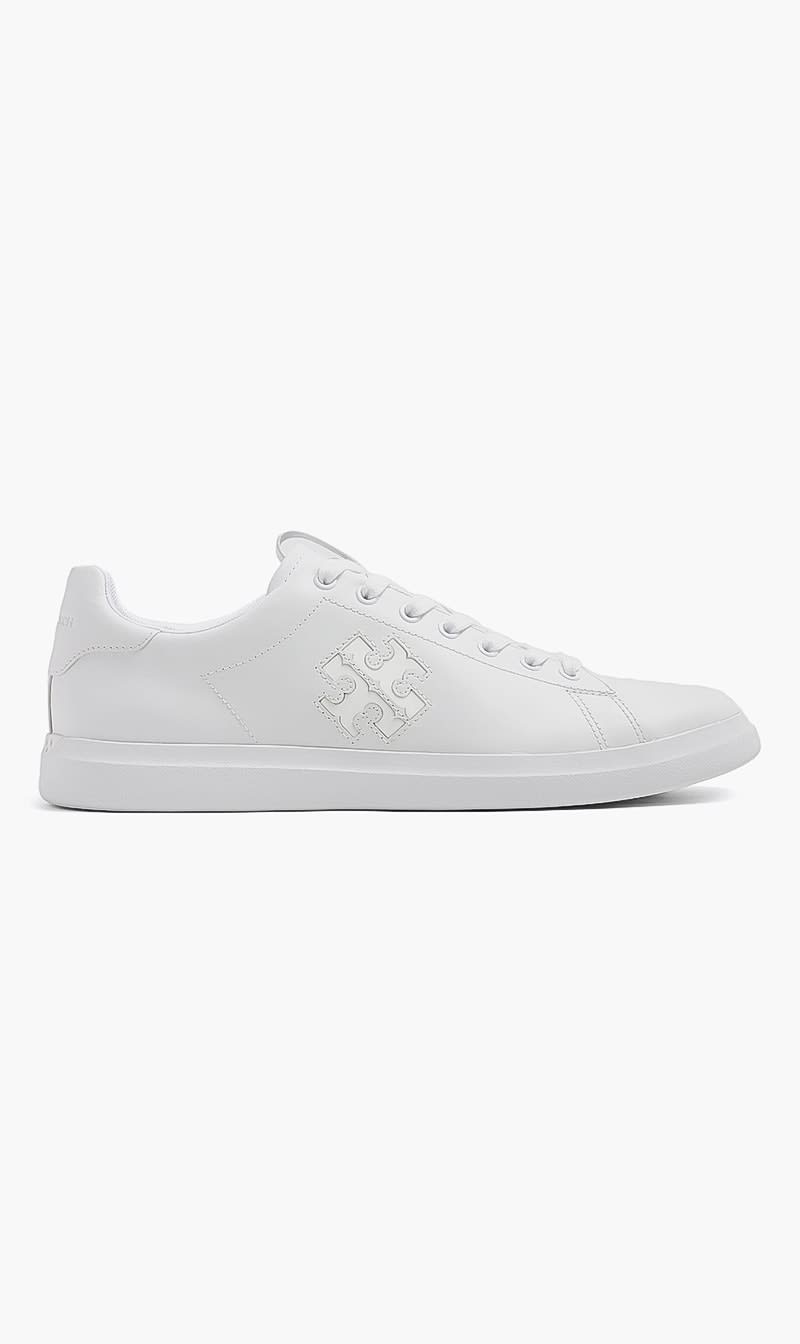 

Tory Burch White Double T Howell Court for Women | The Deal Outlet