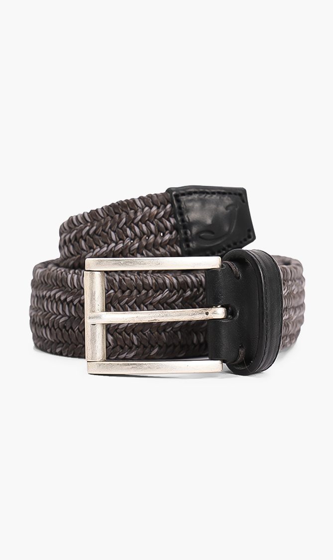 

Jacob Cohen Woven Leather Belt
