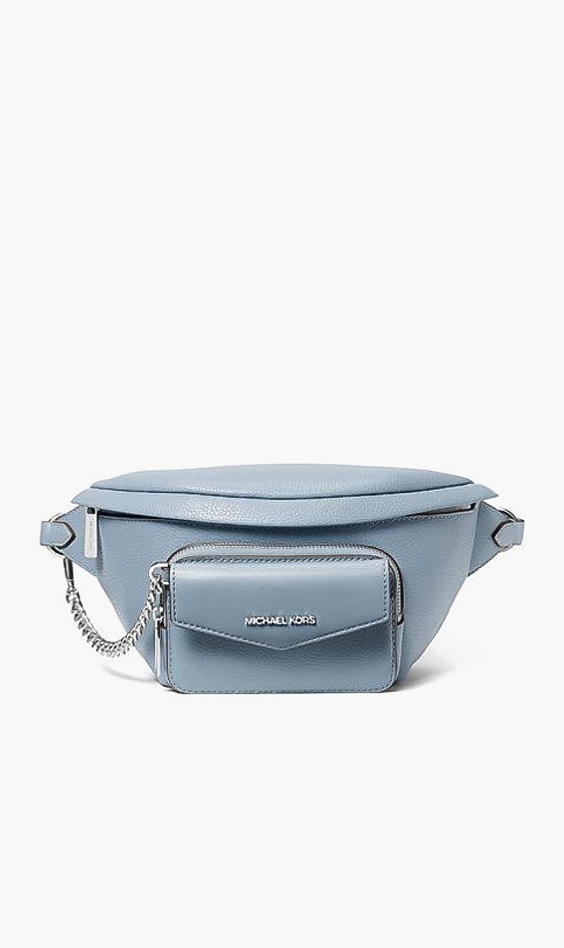 

Michael Kors Blue Leather Crossbody Bag for Women | The Deal Outlet