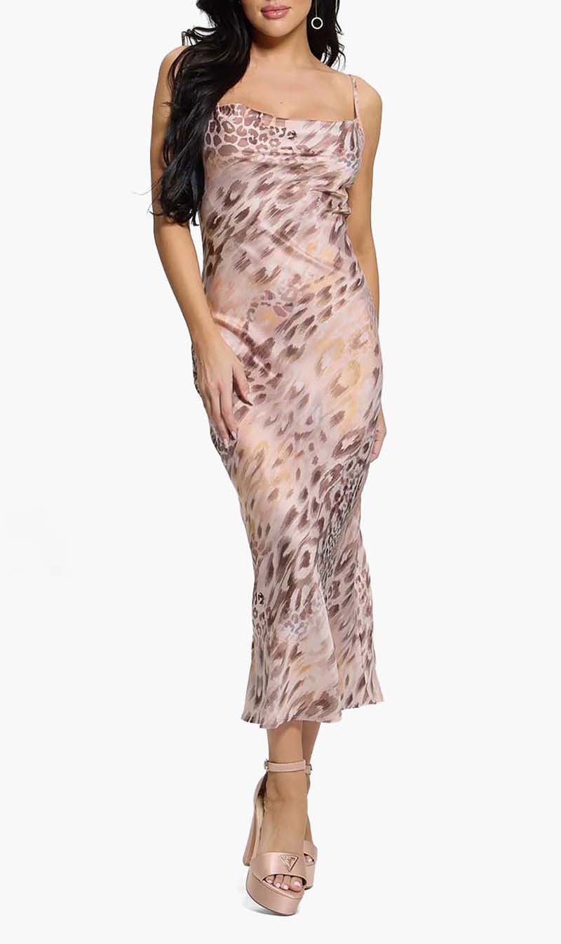 Pink Guess Blue Eco Akilina Dress for Women