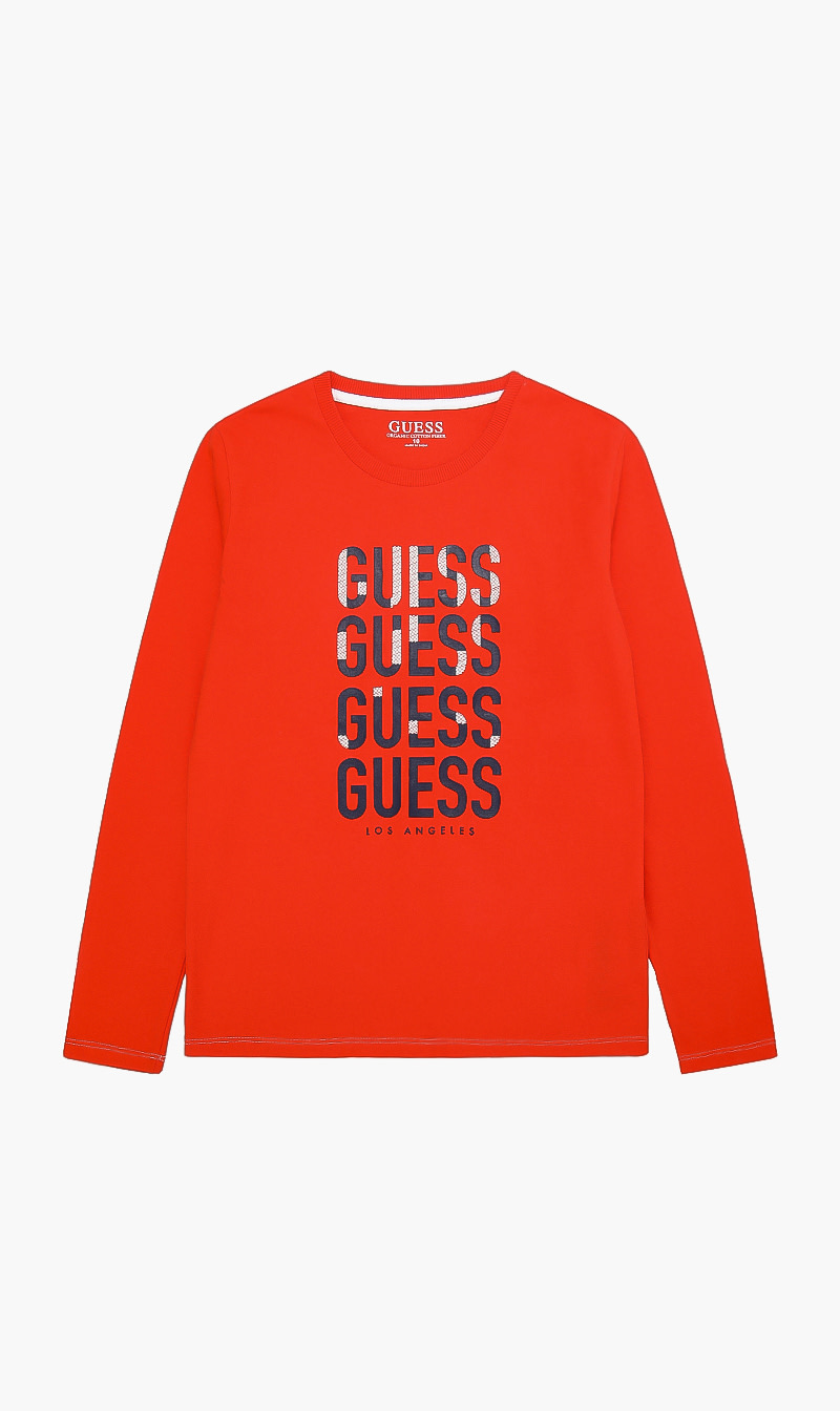 

Logo Long Sleeve Tshirt, Orange