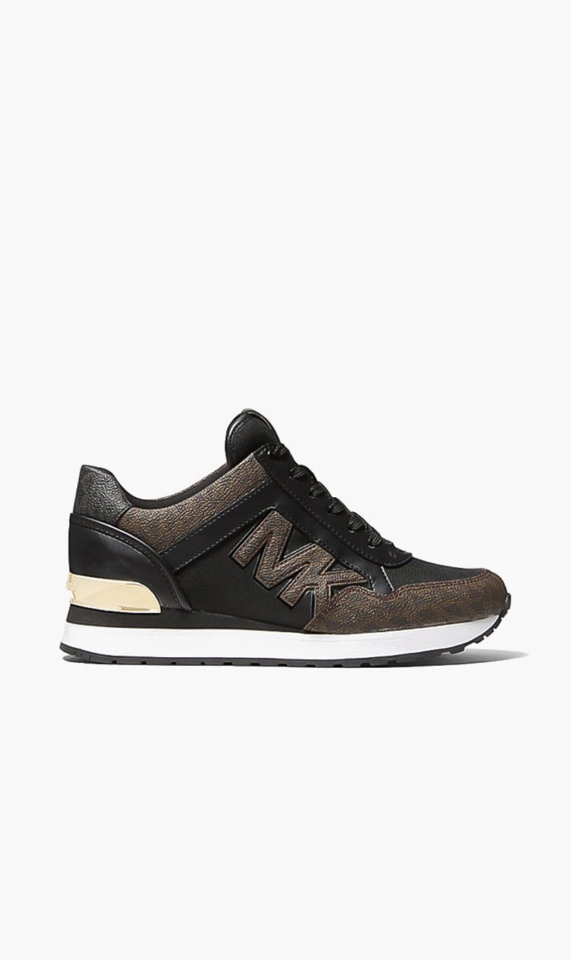 

Michael Kors Black Maddy Trainer for Women | The Deal Outlet