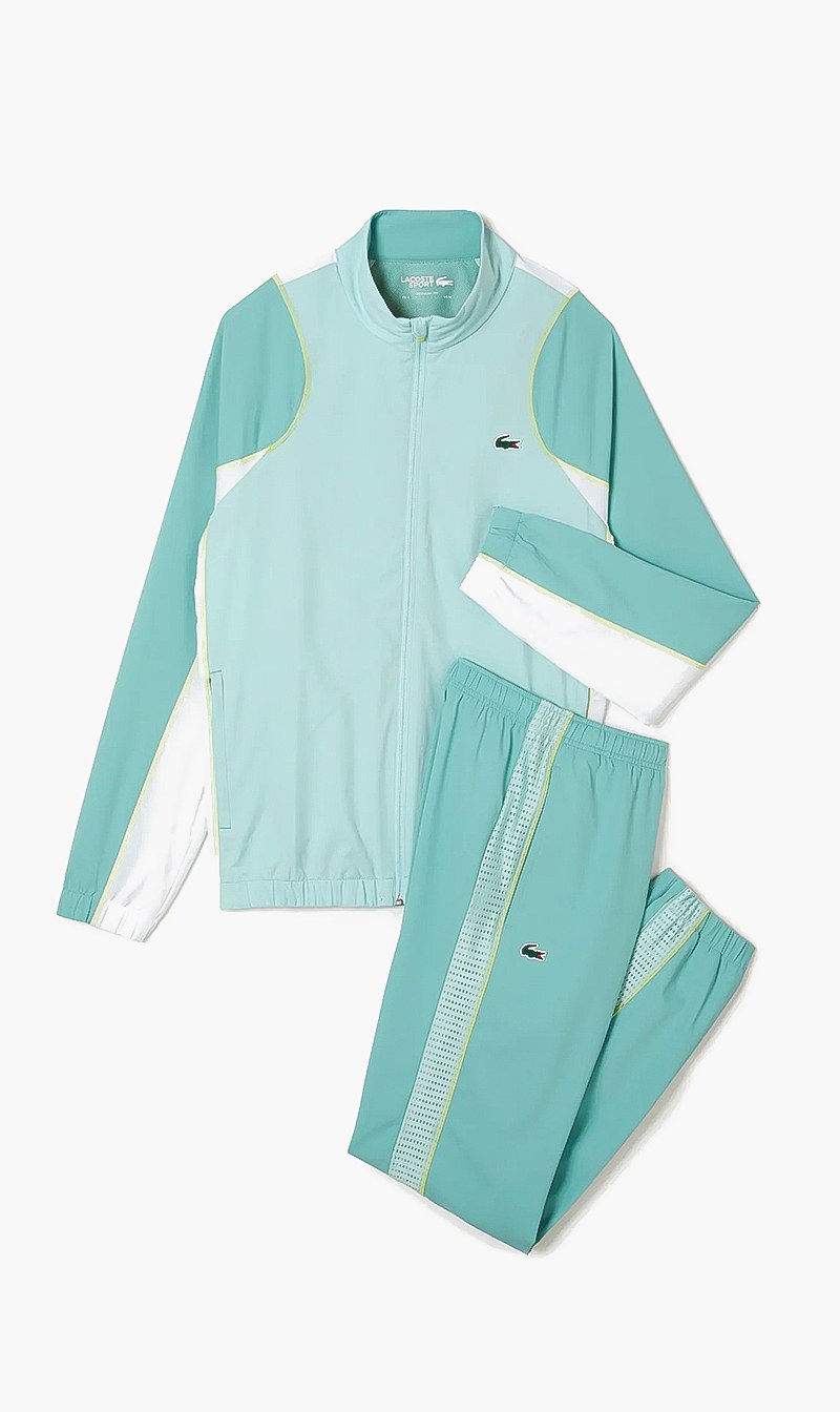 

Tennis High Neck Jogger Set, Green