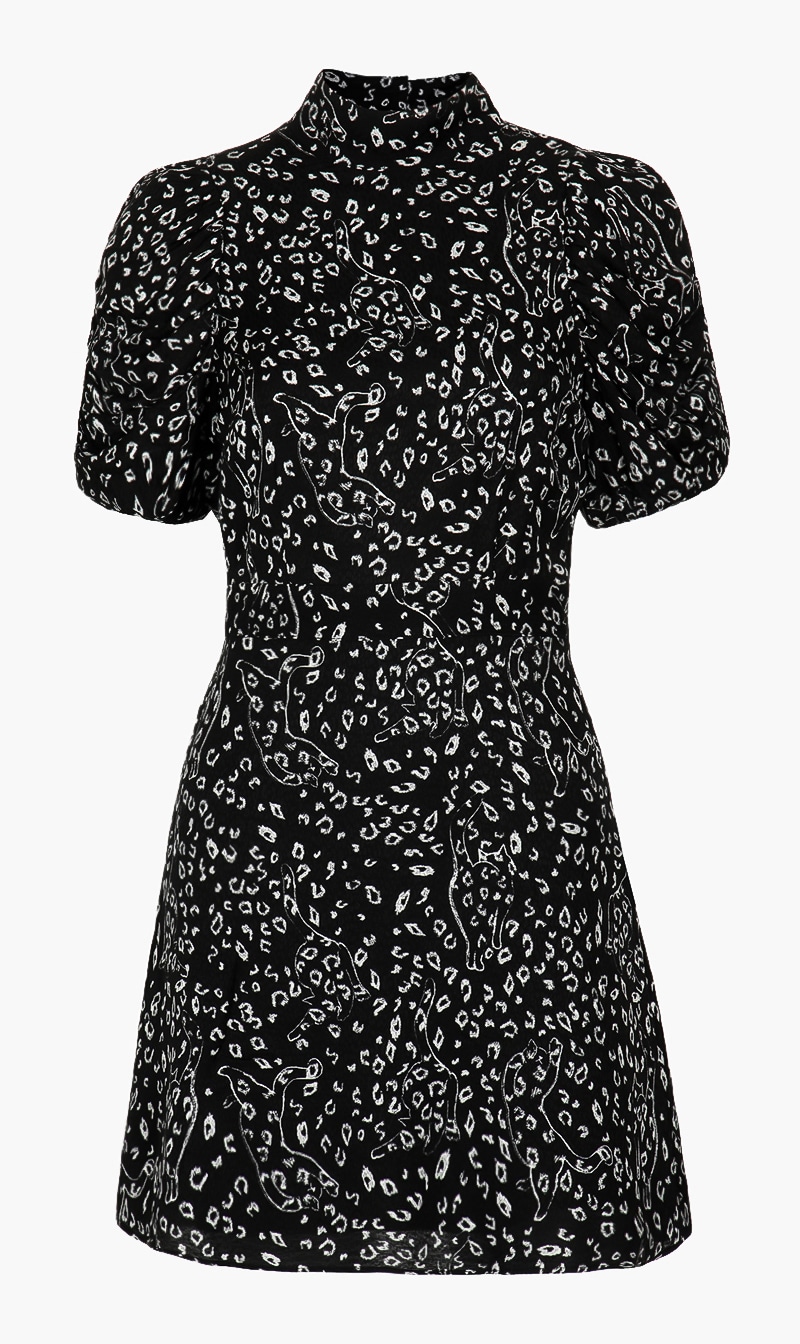 

Exaggerated Sleeve Mini Dress