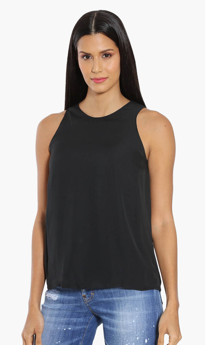 

Longchamp Plain Sleeveless Top