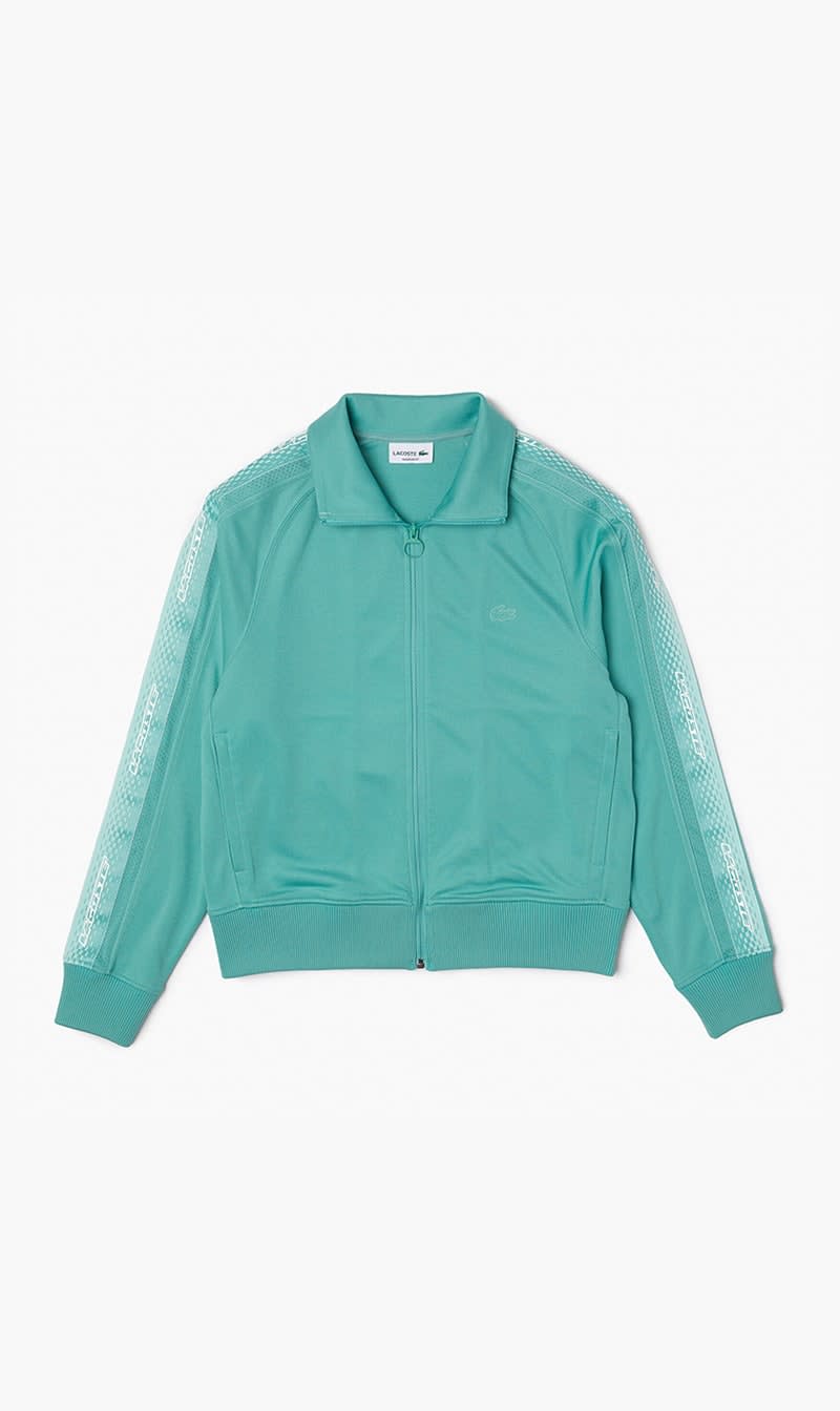 

Lacoste Green Zipped Piqué Sweatshirt for Men | The Deal Outlet