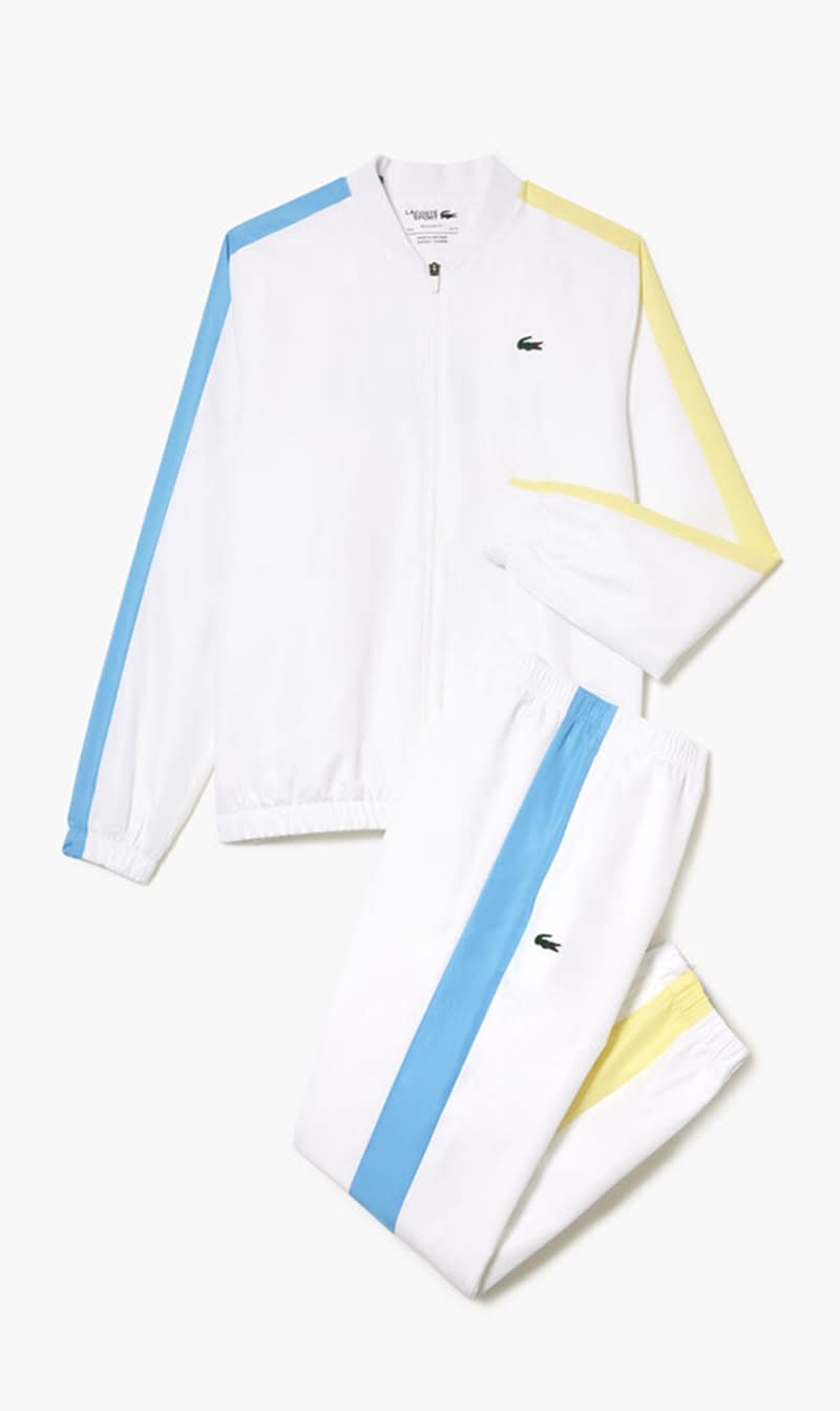 

Lacoste White Tennis Sportsuit Colourblock for Men | The Deal Outlet