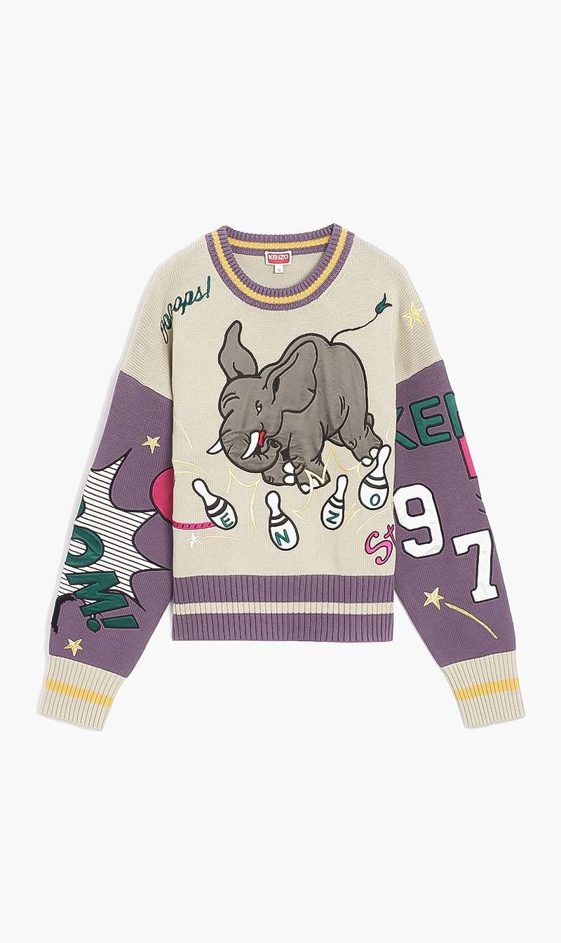 

Kenzo bowling elephant jumper | the deal outlet, Grey