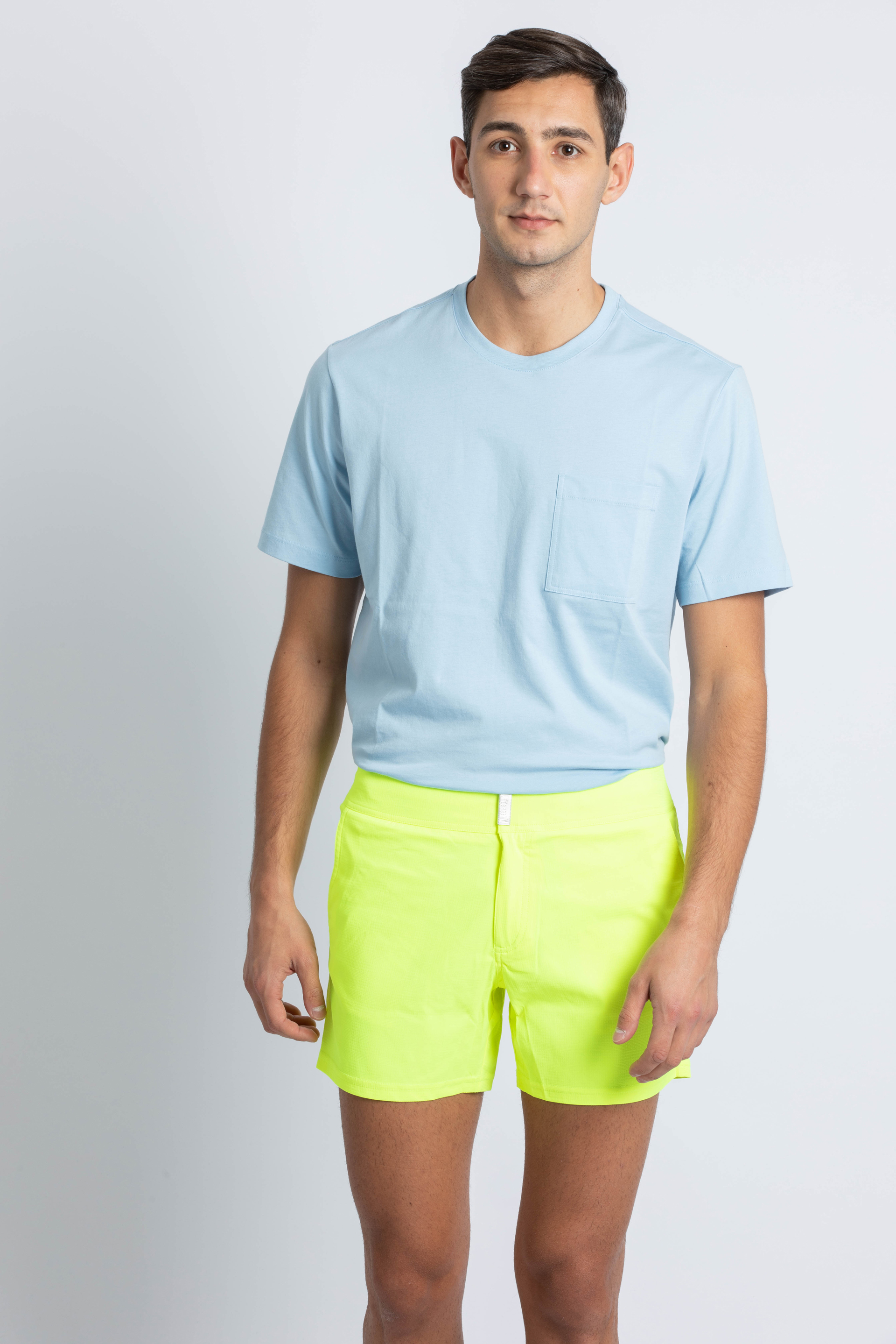 

VILEBREQUIN Minise Solid Navy Flat Belt Boardshorts