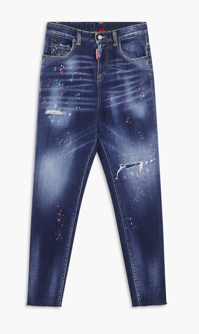 

Dsquared2 Blue Pantalone 5 Tasche for Women | The Deal Outlet