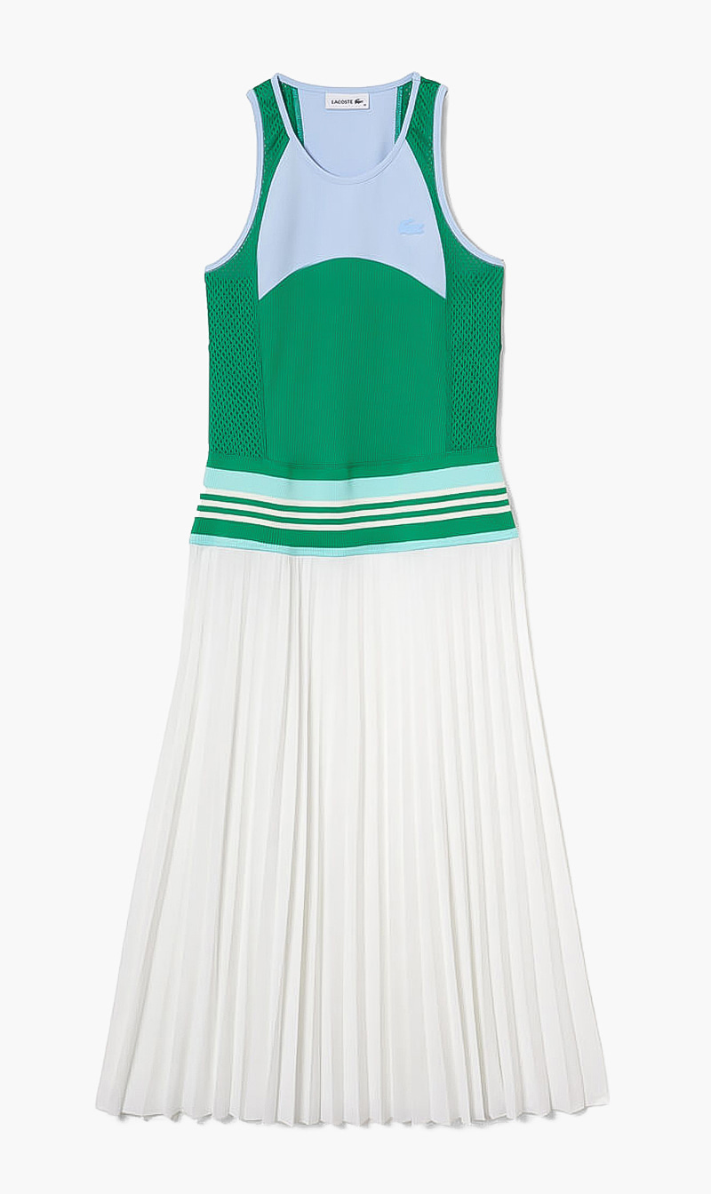 

Lacoste Green Classic Logo Dress for Women | The Deal Outlet