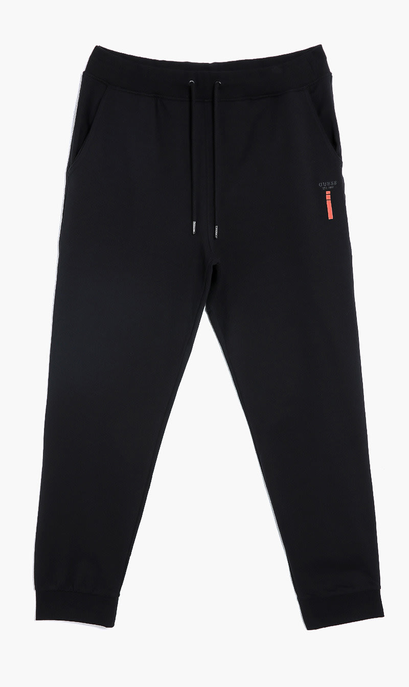 

Adam Solid Brushed Joggers, Black