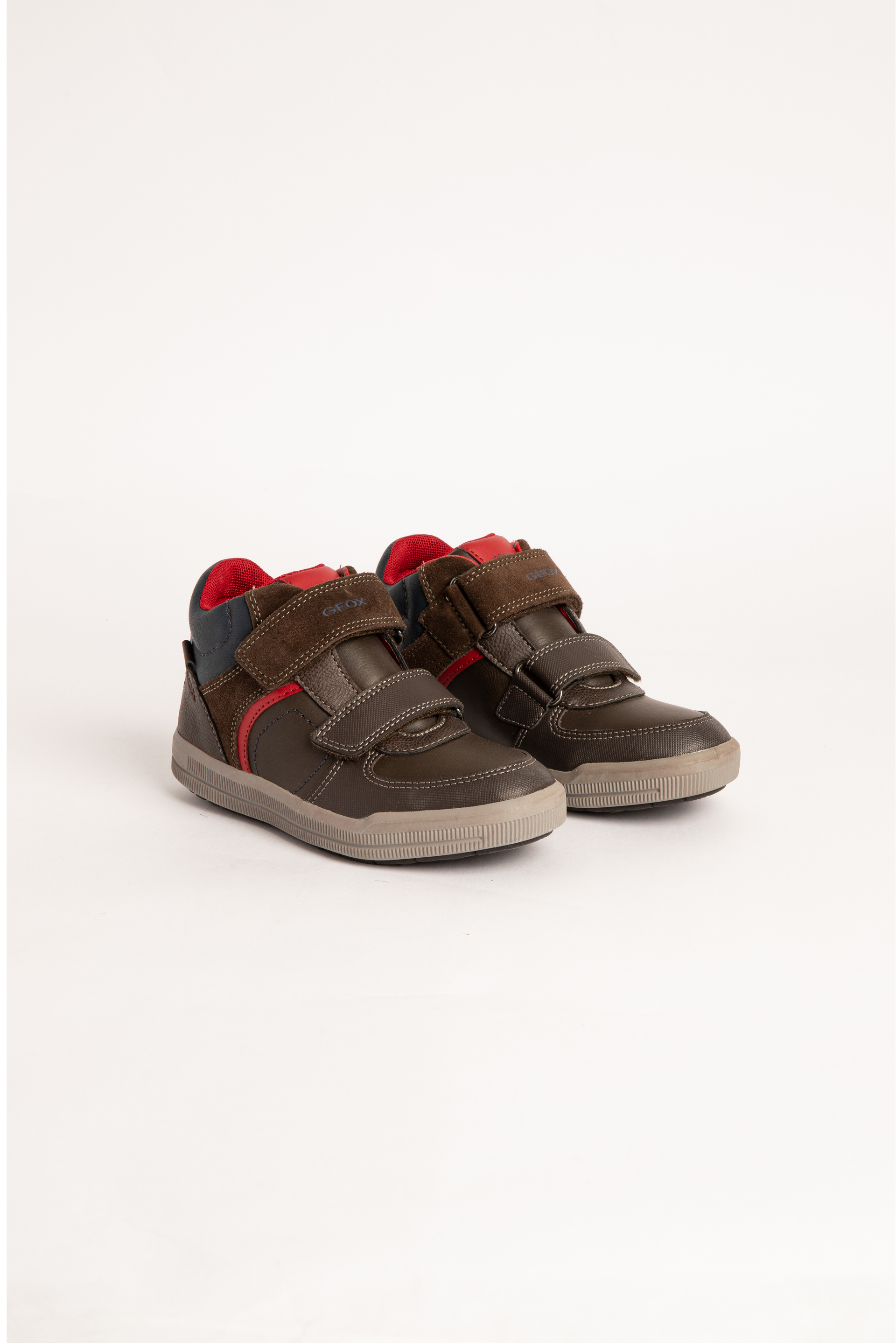 

Geox Arzach High Top Velcro Strap Sneakers