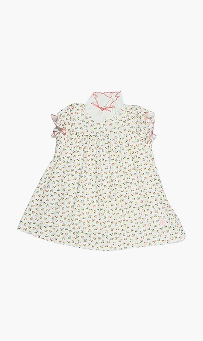

Petit Bateau Floral Print Bodysuit Dress