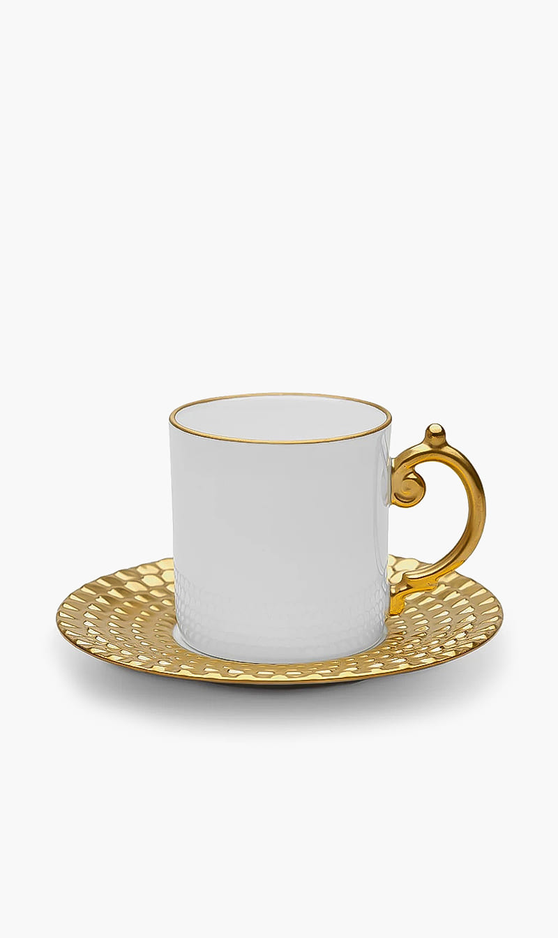 

Aegean Espresso Cup & Saucer Set Of 6, White