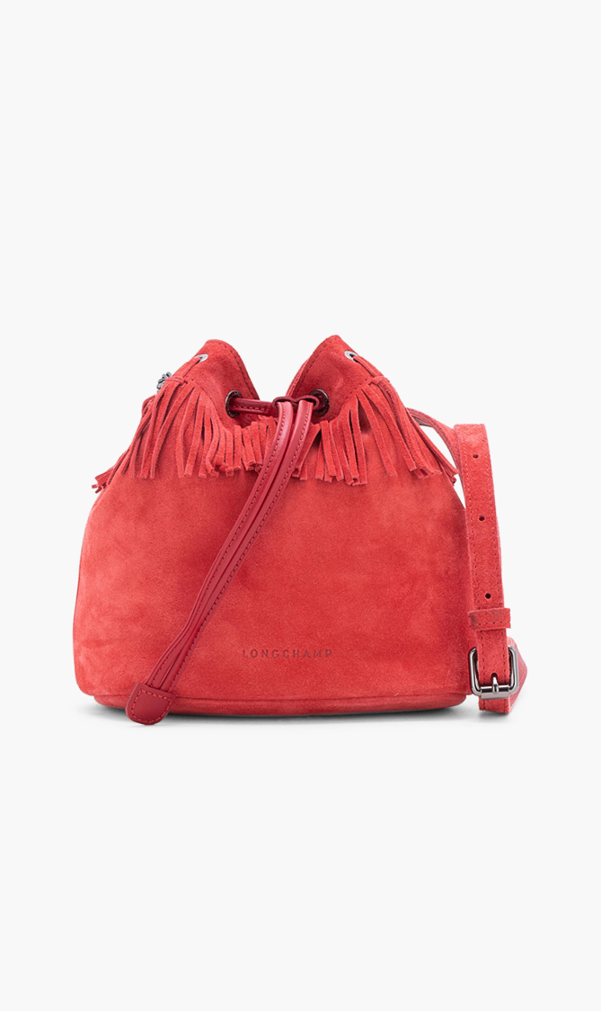 

Longchamp Fringe Bucket Bag