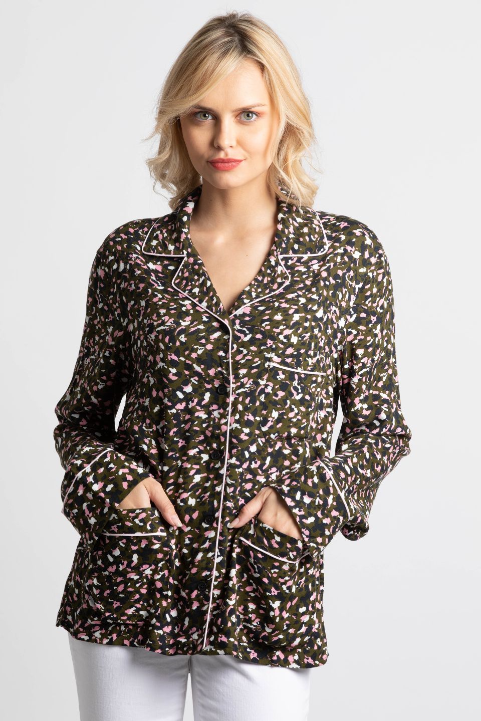 

Zadig & Voltaire Tradi Leo Print Pyjama Top