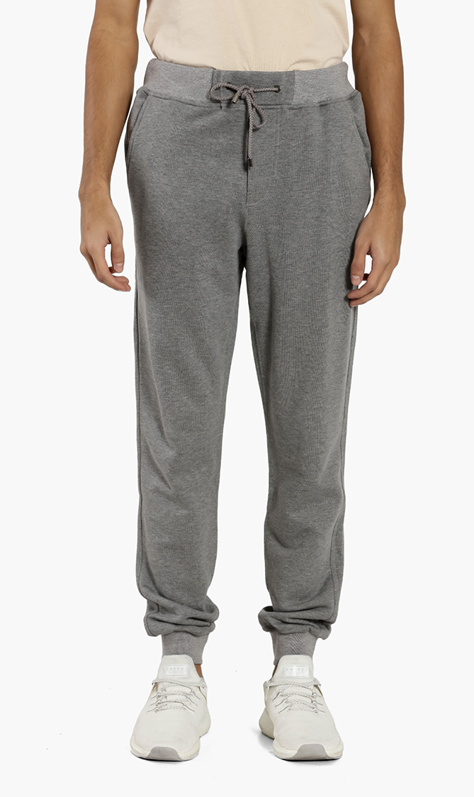 

Cotton Jogger Pants, Grey