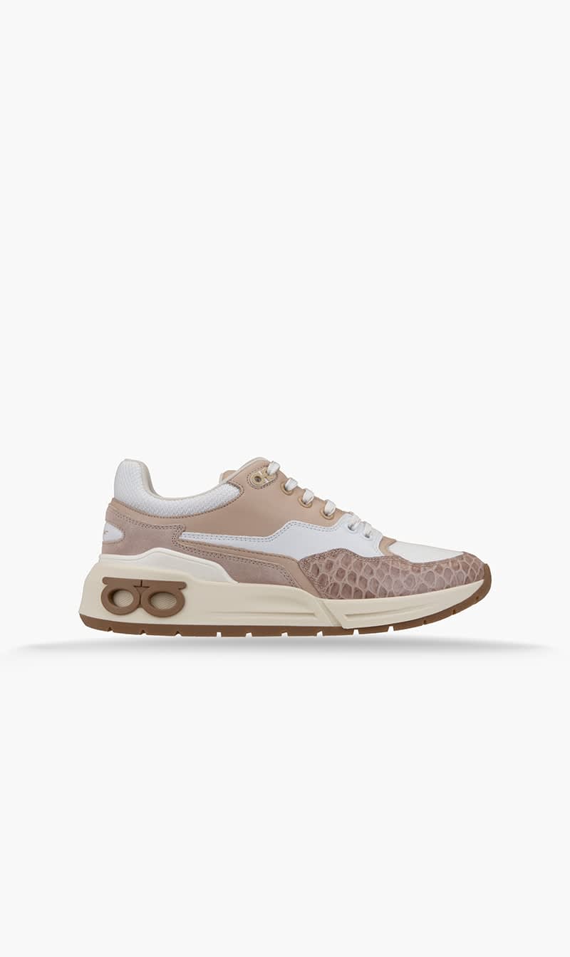 

Salvatore Ferragamo Beige Cosma Low for Women | The Deal Outlet