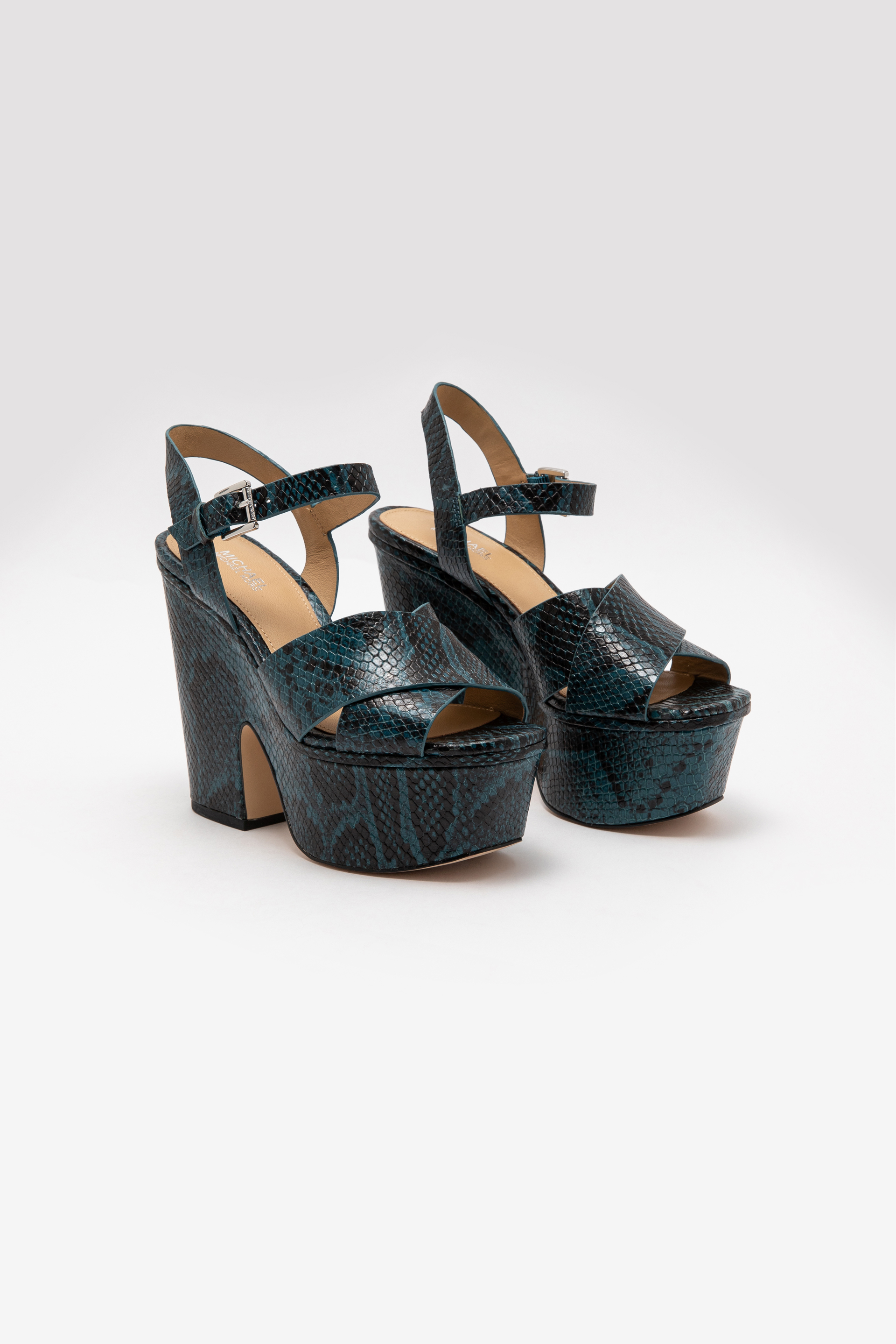 

Michael Kors Snake Skin Wedge Embossed