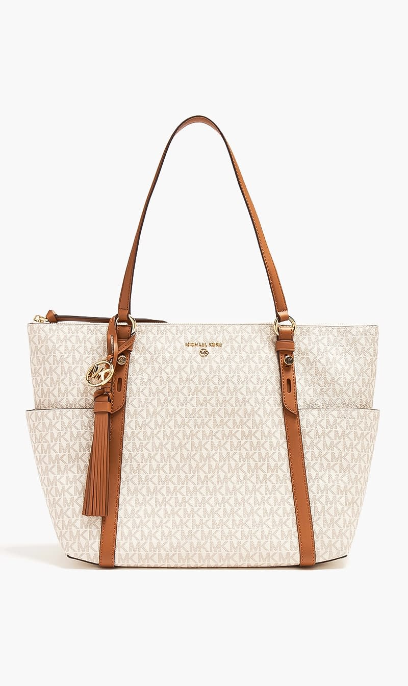 

Michael Kors White Lg Tz Tote for Women | The Deal Outlet