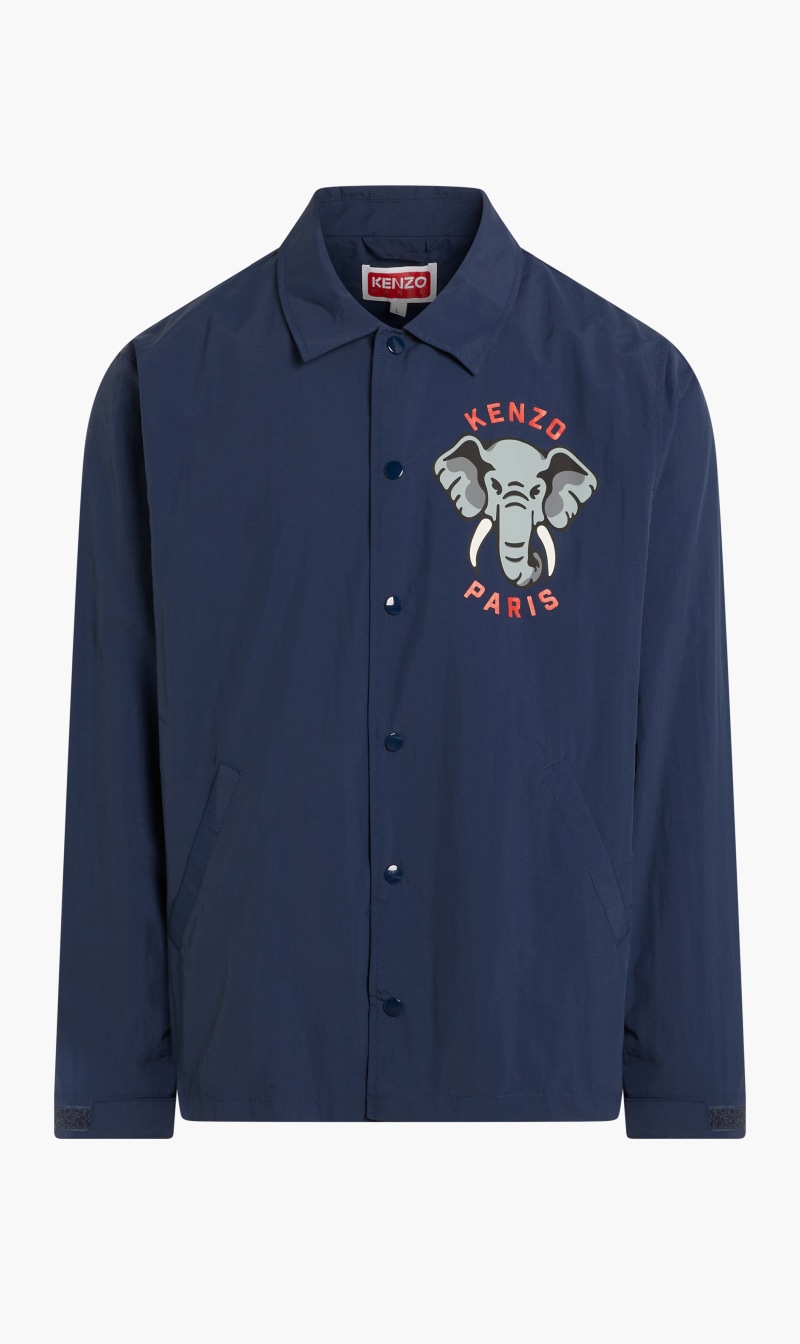 

Kenzo Blue Ken Zo Light Coach Jacket for Men | The Deal Outlet