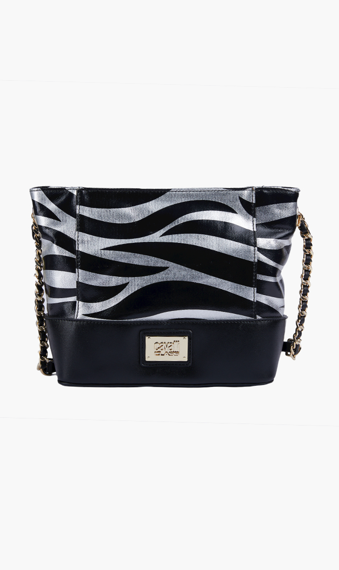 

Cavalli Class Class Deva Crossbody Bag Synthetic Black/silver