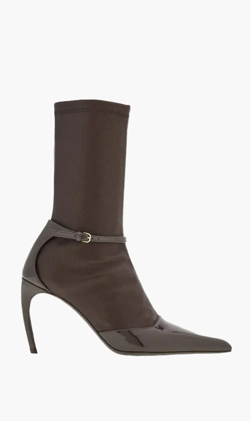 

Salvatore Ferragamo Brown Britt 85 for Women | The Deal Outlet