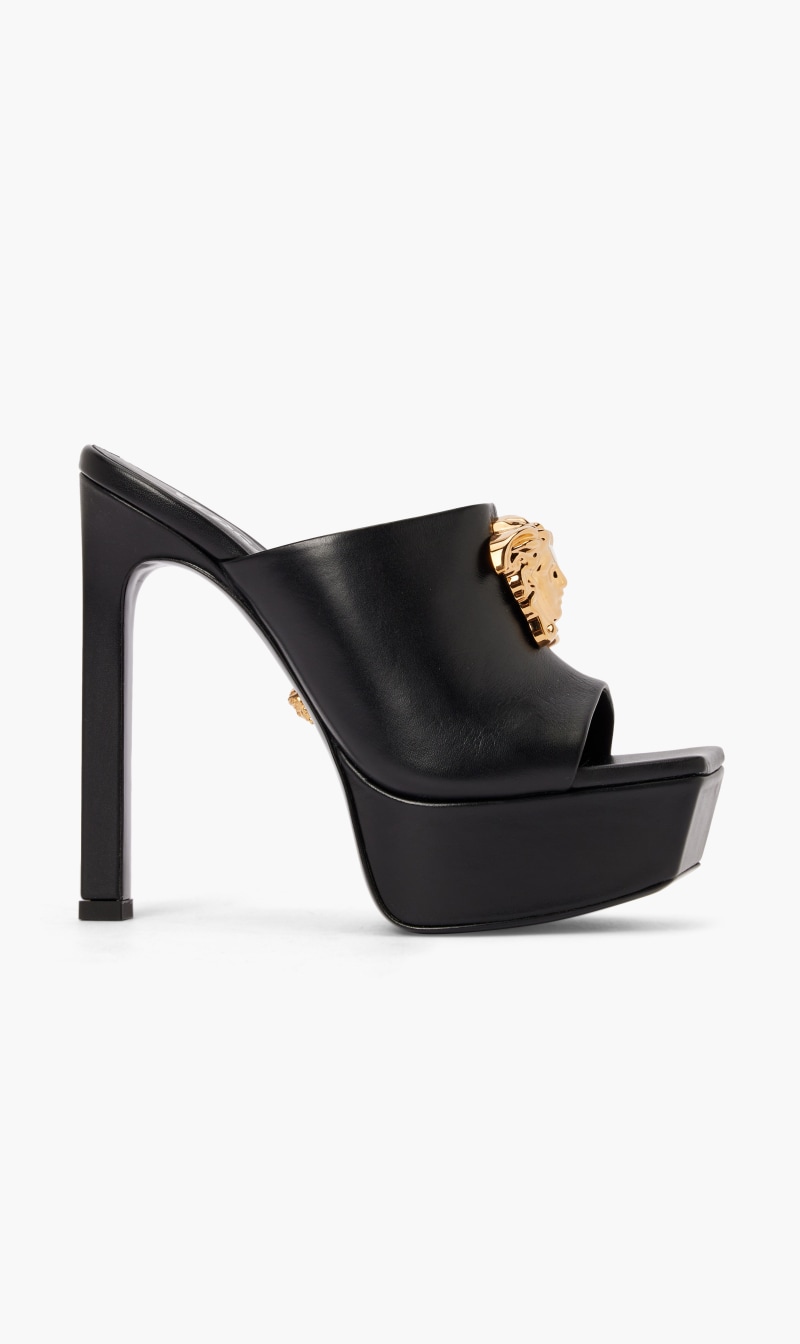 

Versace Black Mule T140 Calf Leather for Women | The Deal Outlet