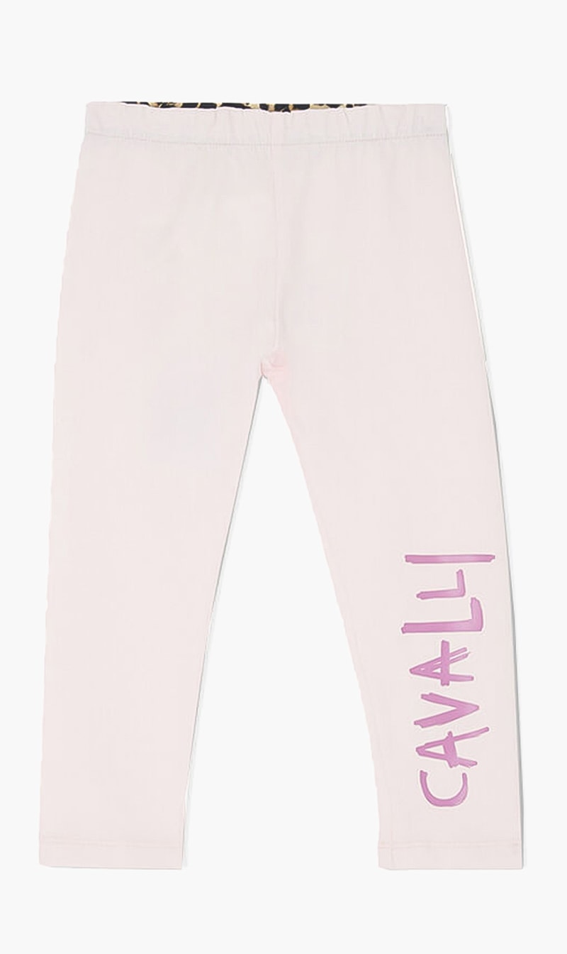 

Logo Print Leggings, Pink