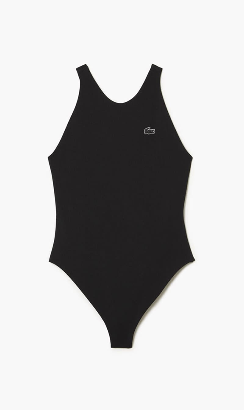

Lacoste Black One-piece Recycled Polyamide Swimsuit for Women | The Deal Outlet
