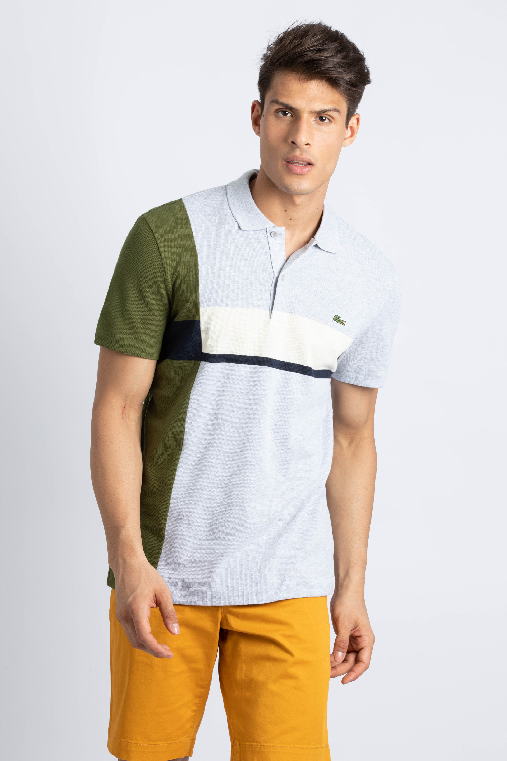 

Lacoste Slim Fit Colorblock Cotton Polo Shirt