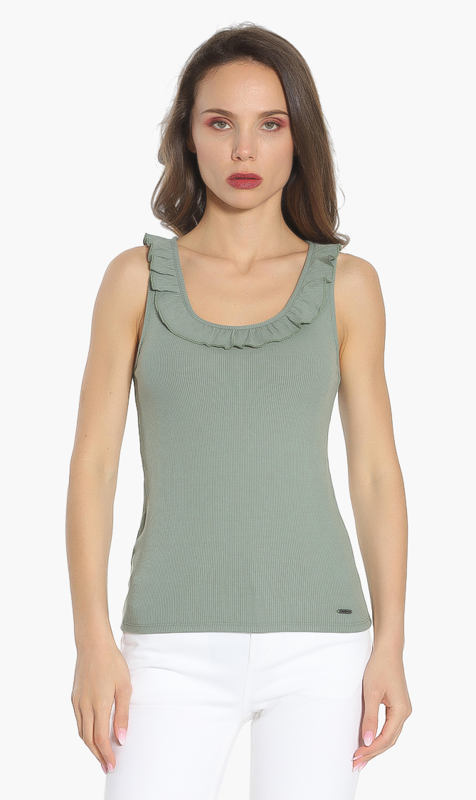 

Pepe Jeans Diane Ruffles Top