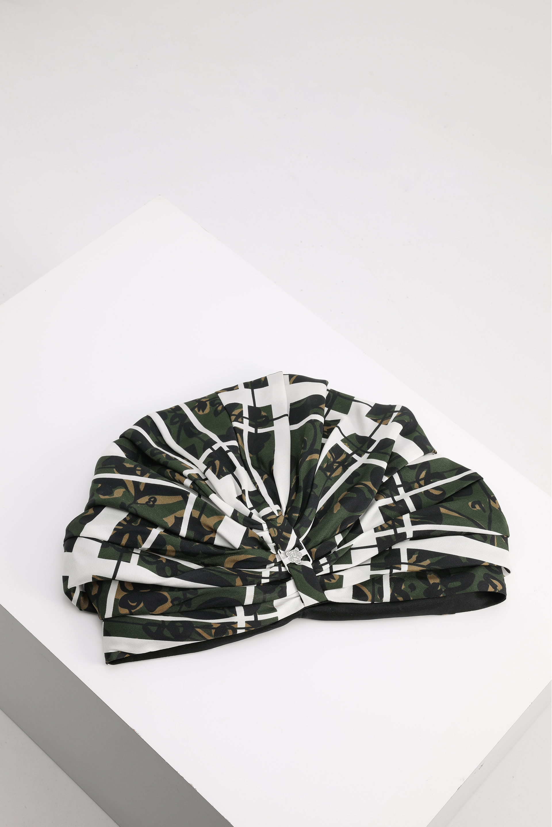 

Printed Turbans, Green