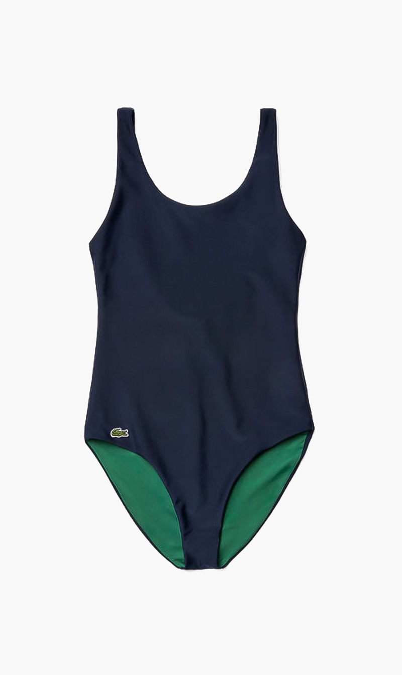 

Lacoste logo swimsuit | the deal outlet, Blue