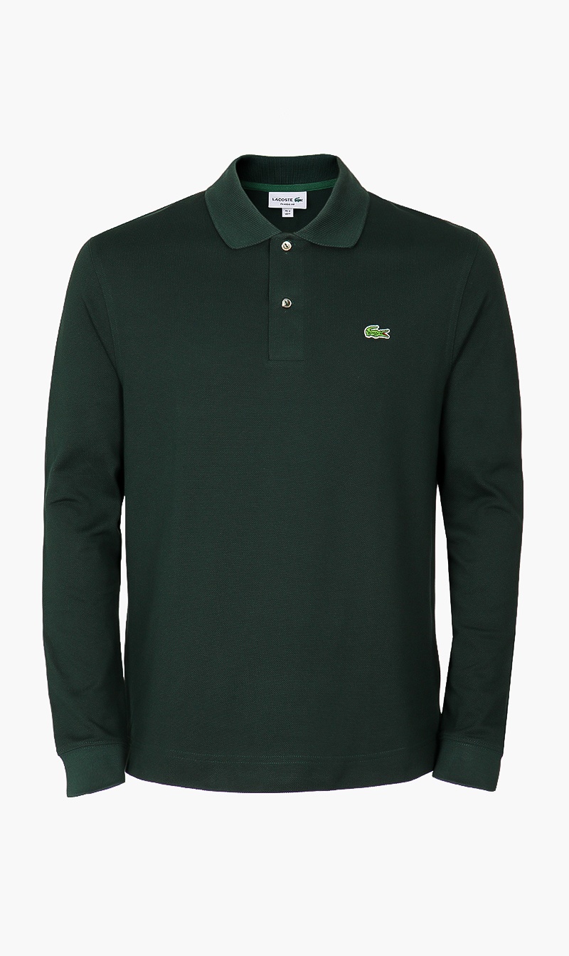 

Lacoste classic fit long sleeve polo | the deal outlet, Green