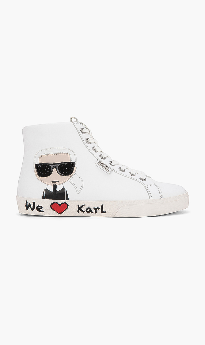 

Karl Lagerfeld Skool Ikonic High-top Sneakers