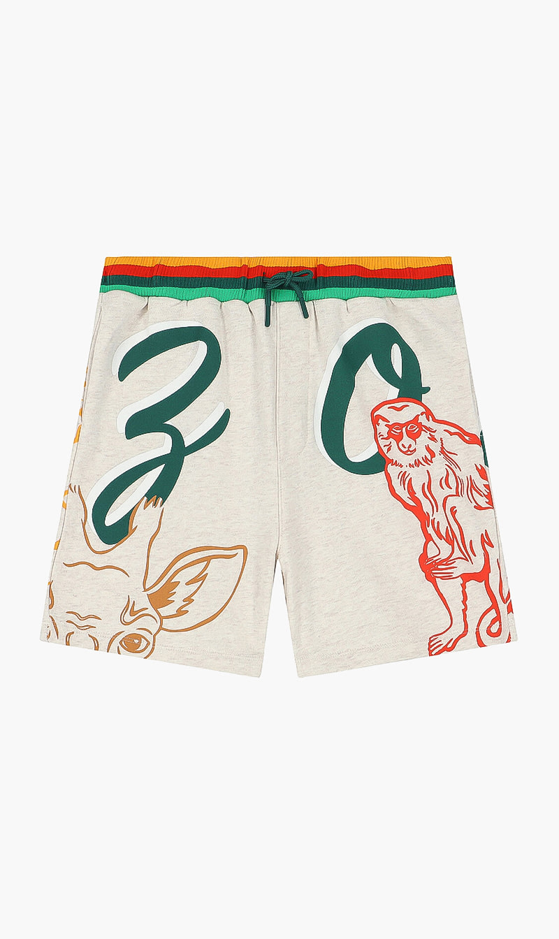 

Logo Bermuda Shorts, Beige