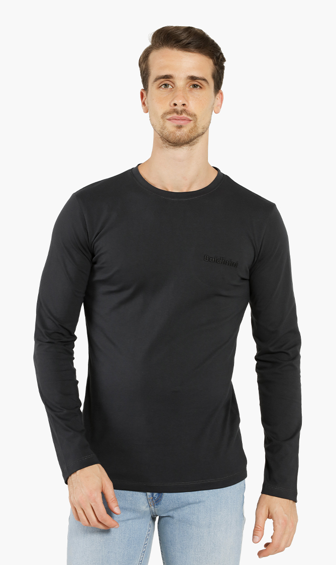 

Baldinini Embroidered Logo Long Sleeves T-shirt
